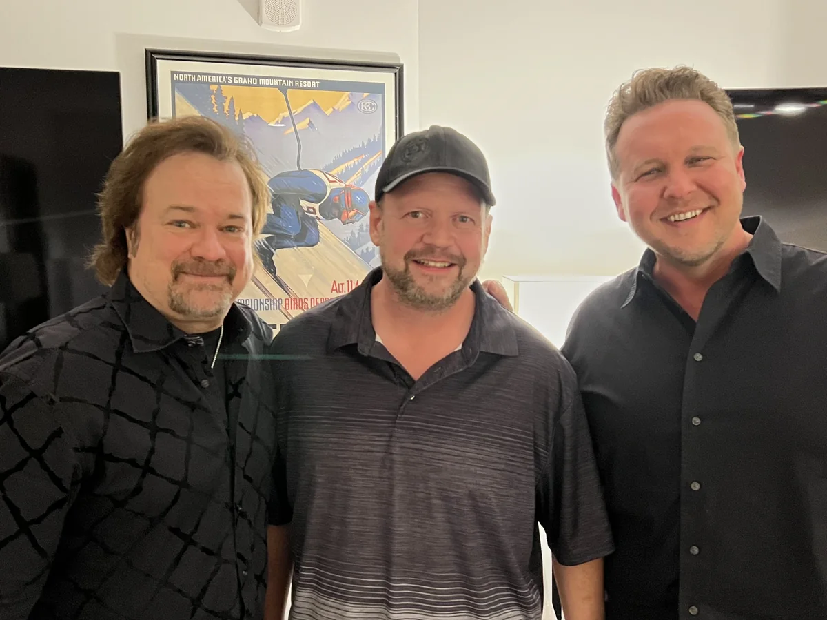 Richard Easterling with Larry Stewart and Tim Rushlow